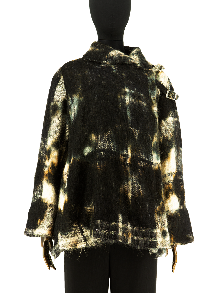 Thierry Mugler asymmetry belted jacket Thierry Mugler Vintage Raw