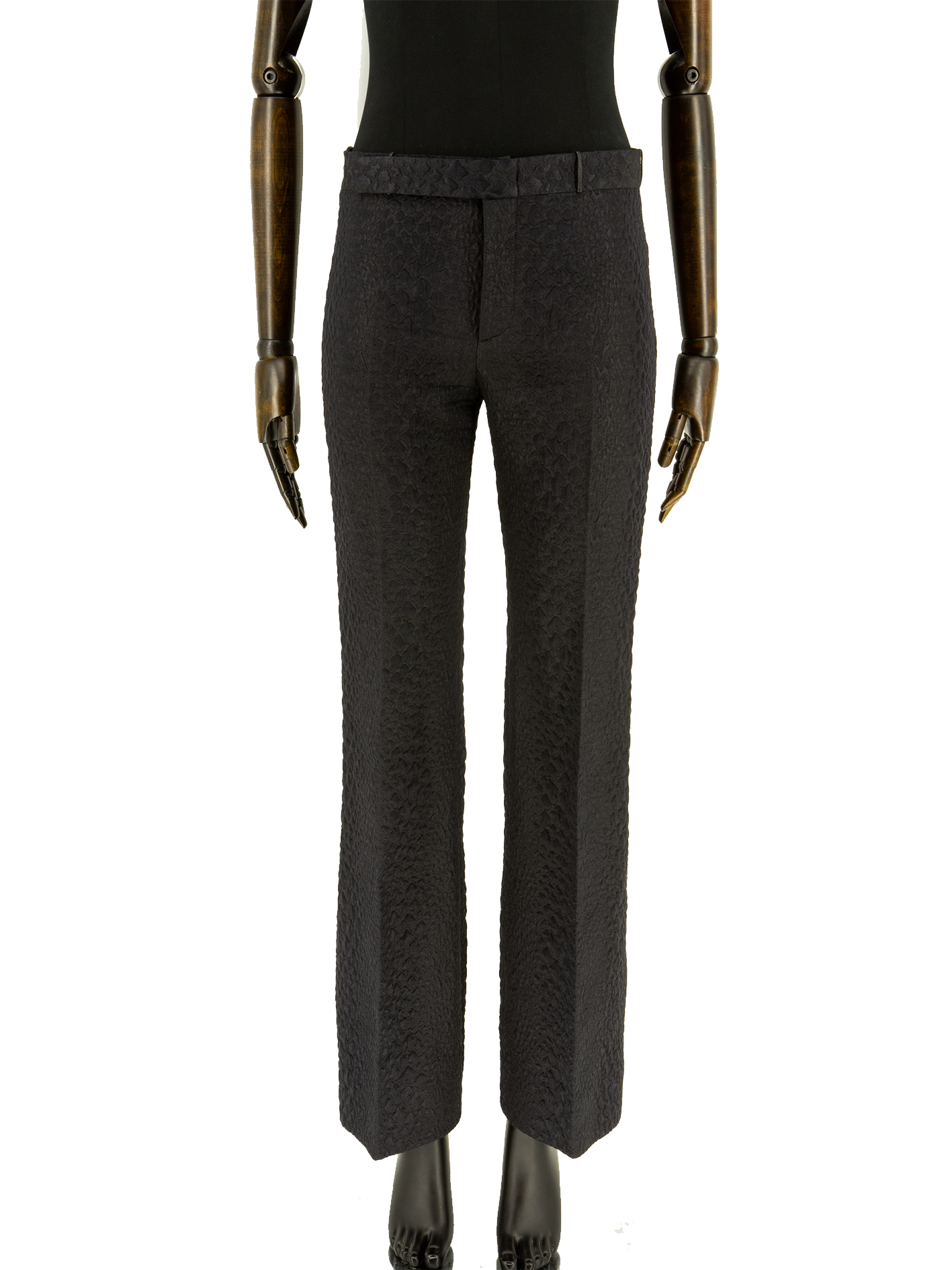 gucci by tom ford flare slacks＆belt GUCCI BY TOM FORD BLACK VELVET FLARE PANTS