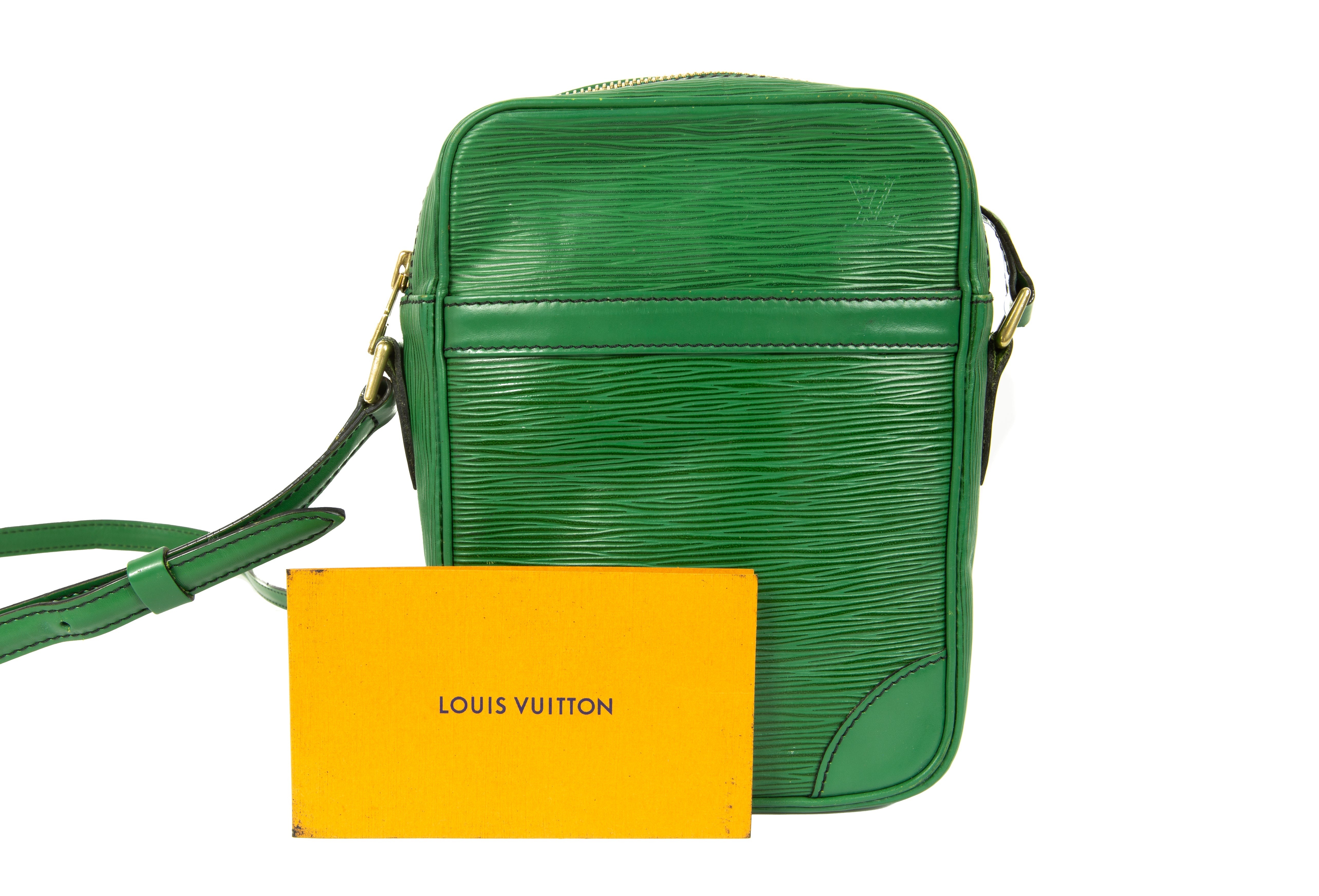 Louis Vuitton 1995 Epi Green Mini Sun Crew Crossbody Bag · INTO