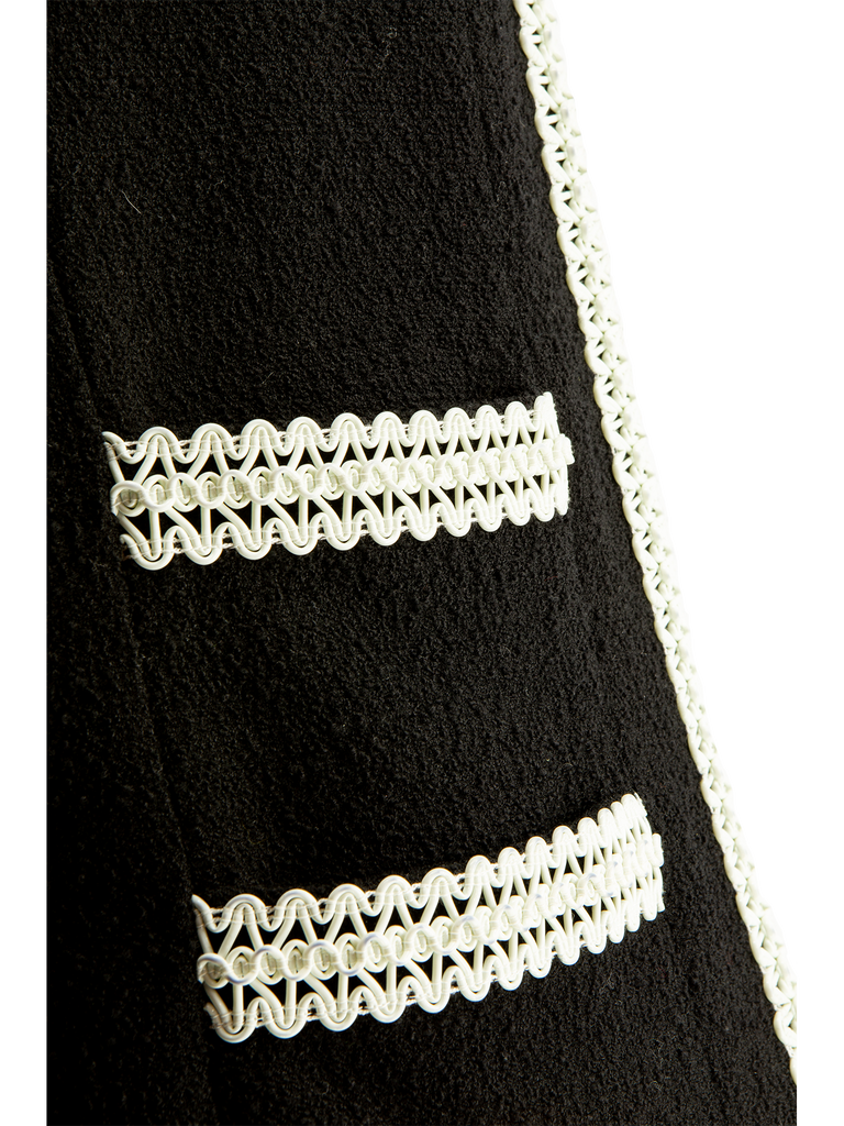 Black Chanel Suit With Scoubidou Braid SS 1994 - De L'Époque