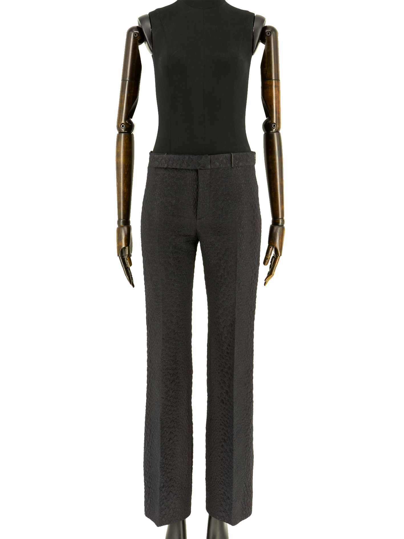 Tom Ford Gucci Black Cloque Jacquard Trousers – De L'Époque