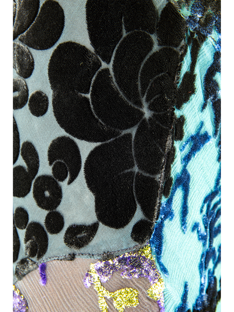 Voyage Devore Patchwork Trousers - De L'Époque