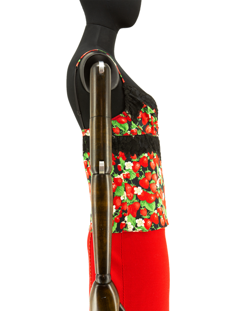 Dolce And Gabbana Strawberry Print Camisole - De L'Époque