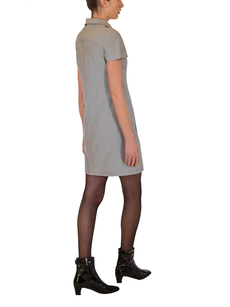 1960s Grey Shift Dress - De L'Époque