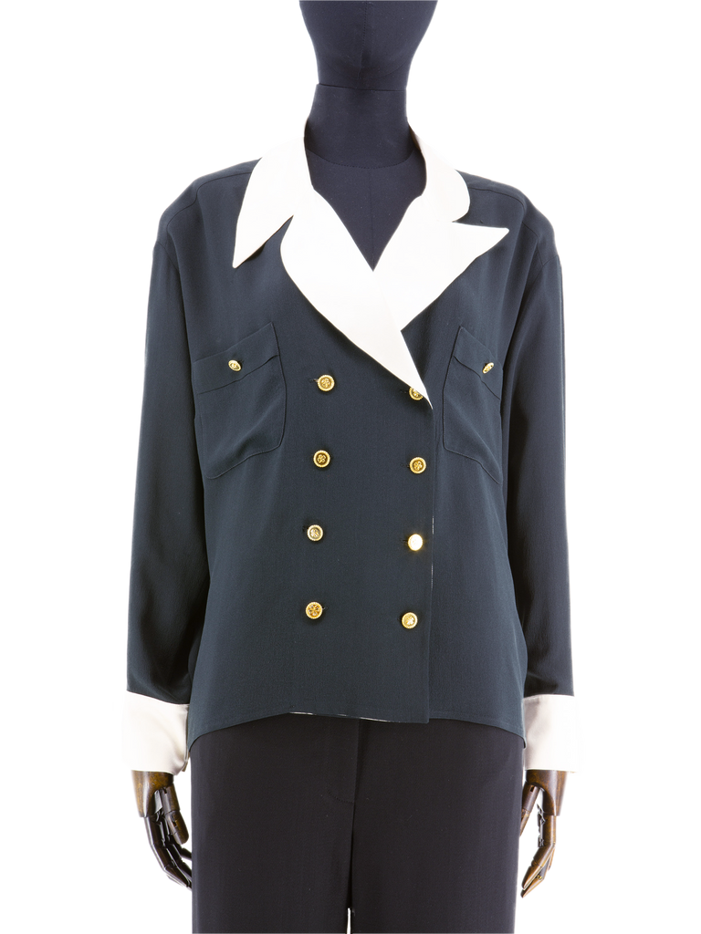 Chanel Double Breasted Blouse - De L'Époque