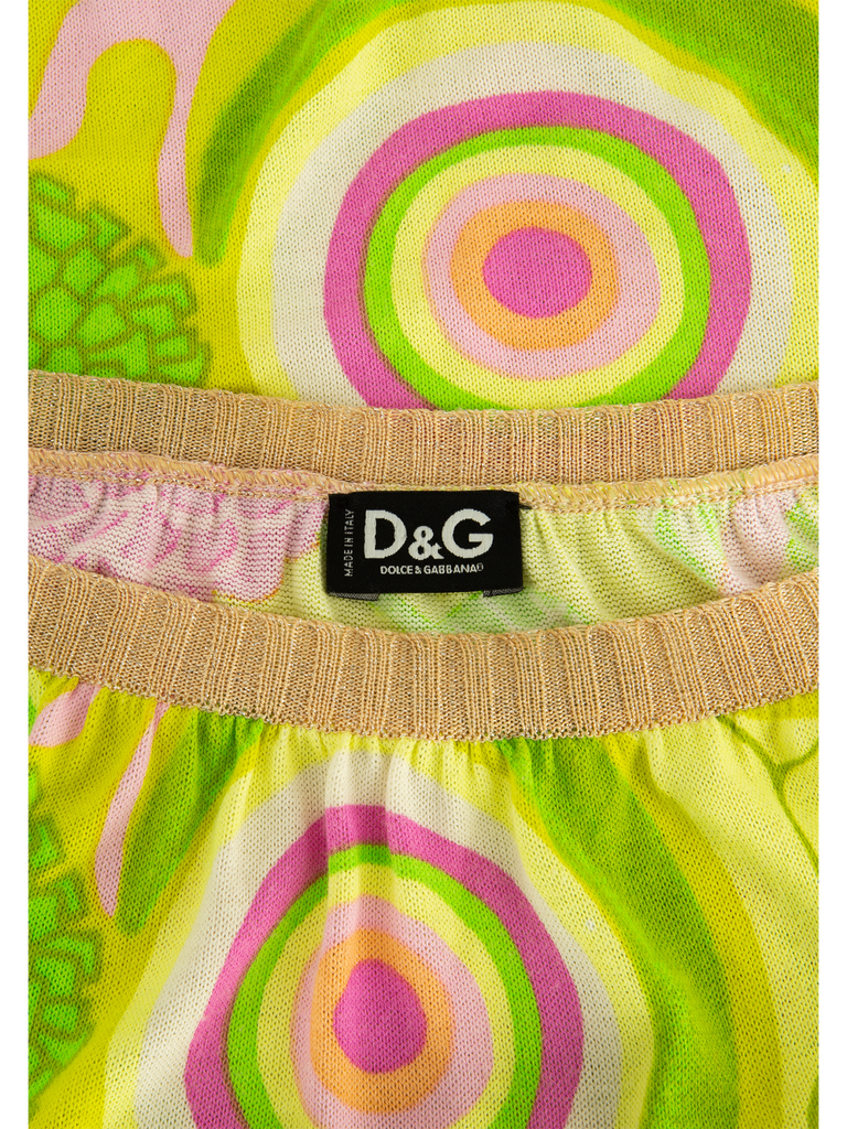 Dolce And Gabbana Psychedelic Print Camisole - De L'Époque