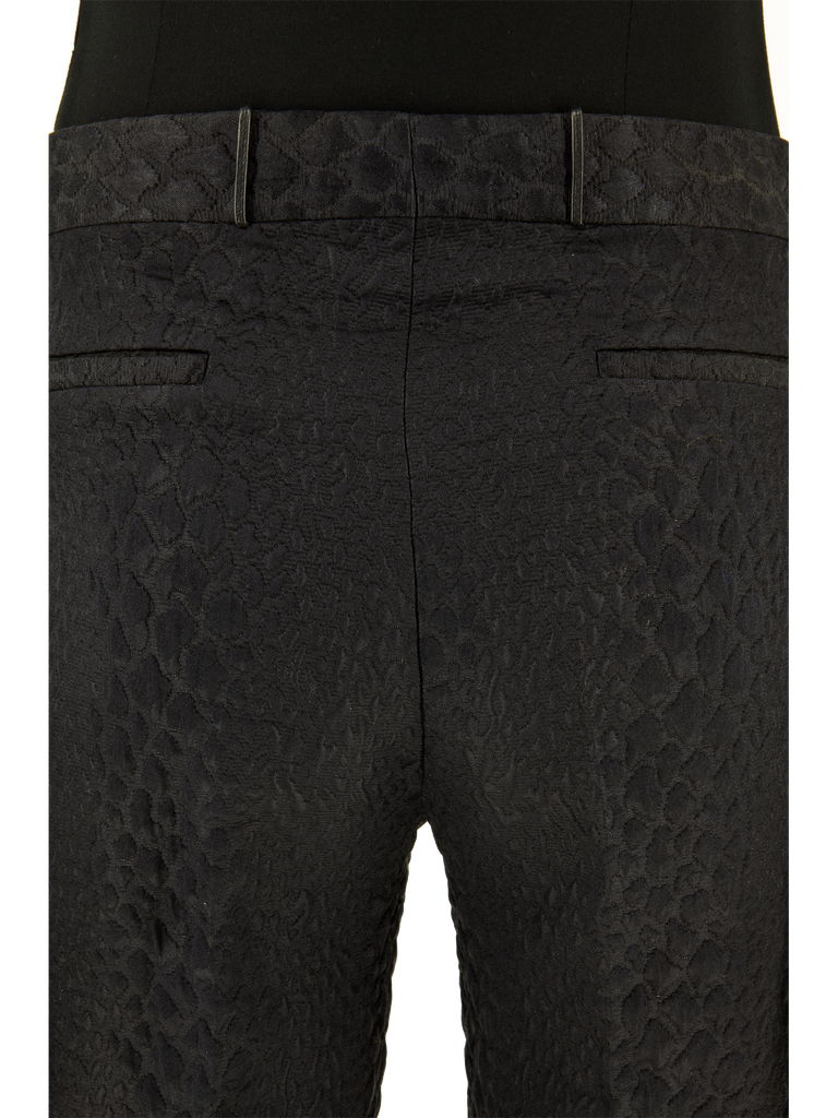 Tom Ford Gucci Black Snakeskin Jacquard Flares - De L'Époque