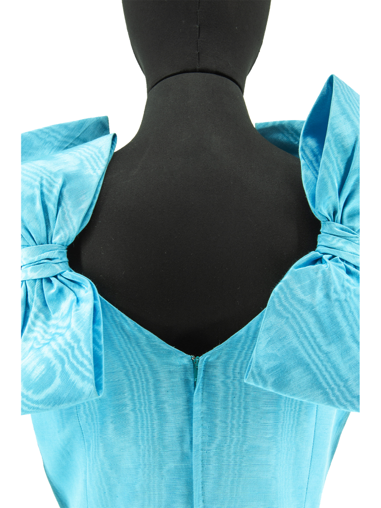 Murray Arbeid Blue Dress With Bows - De L'Époque