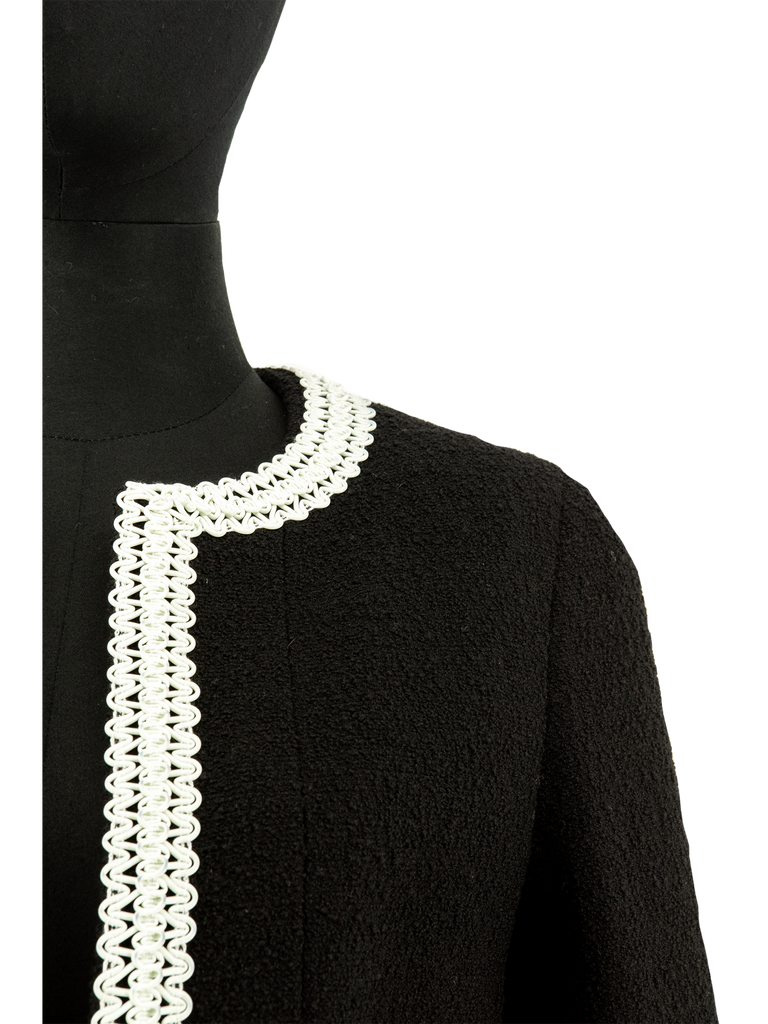 Black Chanel Suit With Scoubidou Braid SS 1994 - De L'Époque