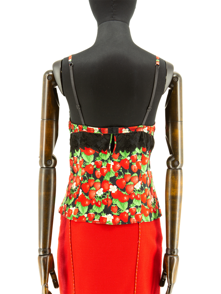 Dolce And Gabbana Strawberry Print Camisole - De L'Époque