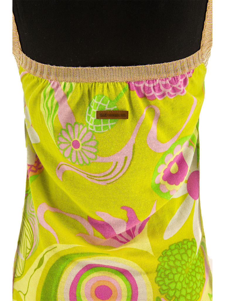 Dolce And Gabbana Psychedelic Print Camisole - De L'Époque