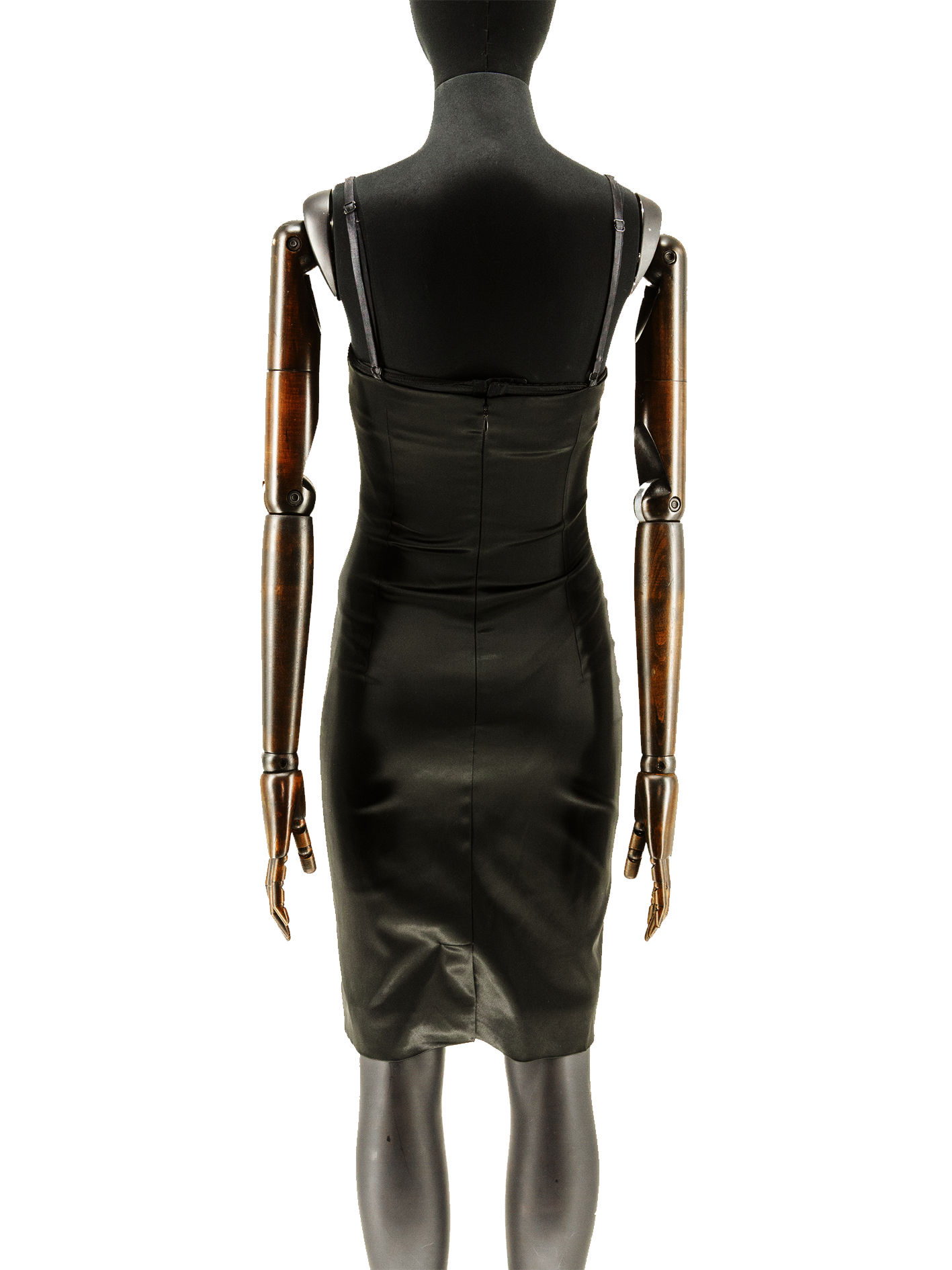 1990s Dolce And Gabbana Black Silk Dress – De L'Époque