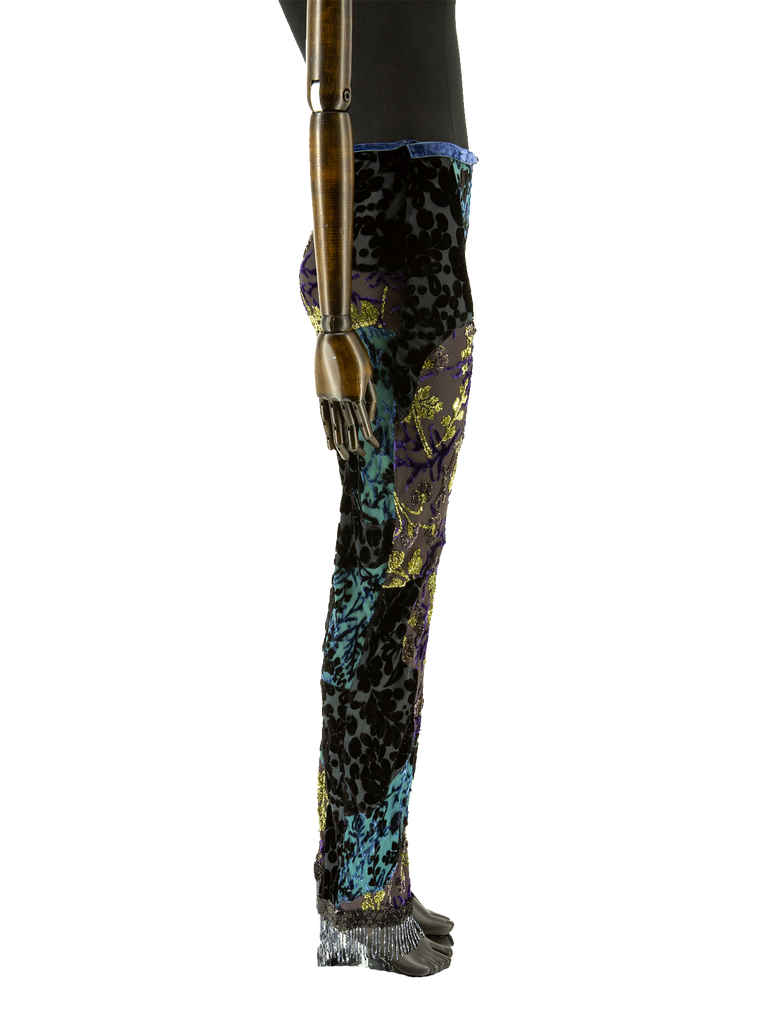 Voyage Devore Patchwork Trousers - De L'Époque