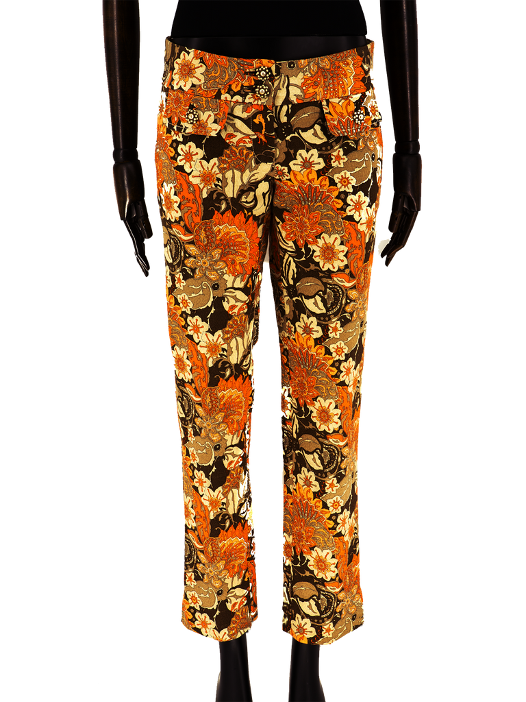 Dolce & Gabbana Trousers In a 60s Inspired Print Spring 2004 - De L'Époque