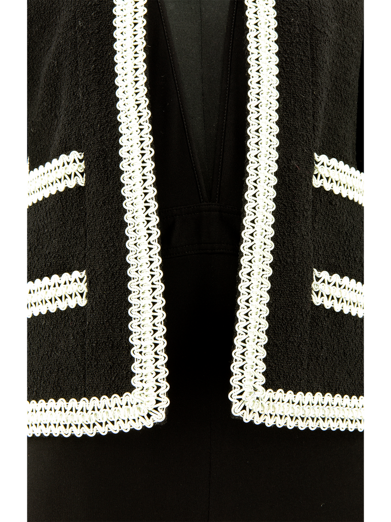 Black Chanel Suit With Scoubidou Braid SS 1994 - De L'Époque