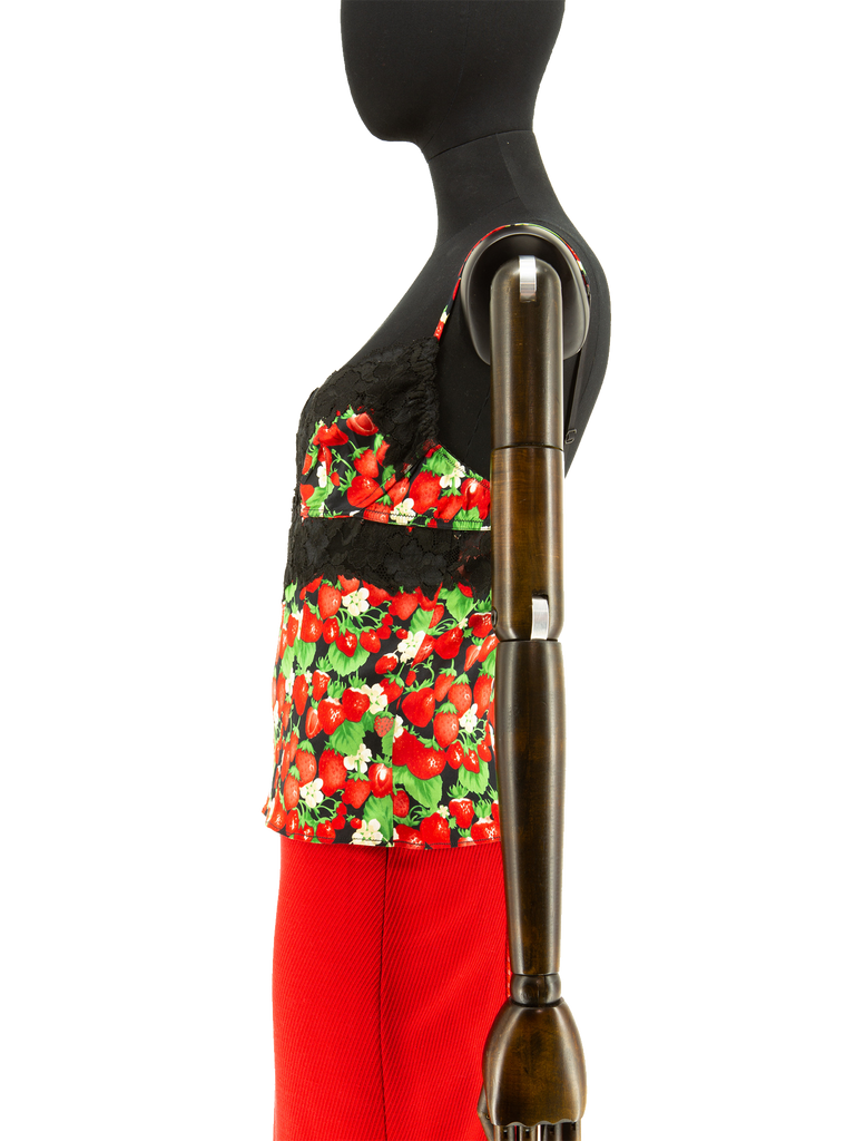 Dolce And Gabbana Strawberry Print Camisole - De L'Époque