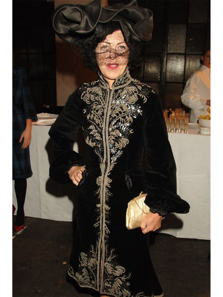 Alexander McQueen Metal Thread Bullion Embroidery Velvet Jacket - De L'Époque