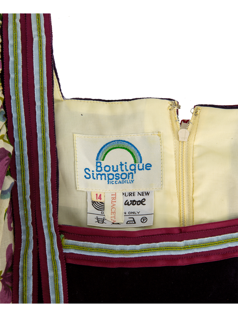 Simpson Piccadilly Folk Dress - De L'Époque